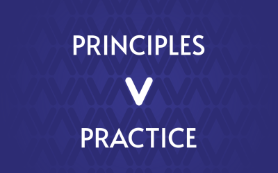 Principles versus practice